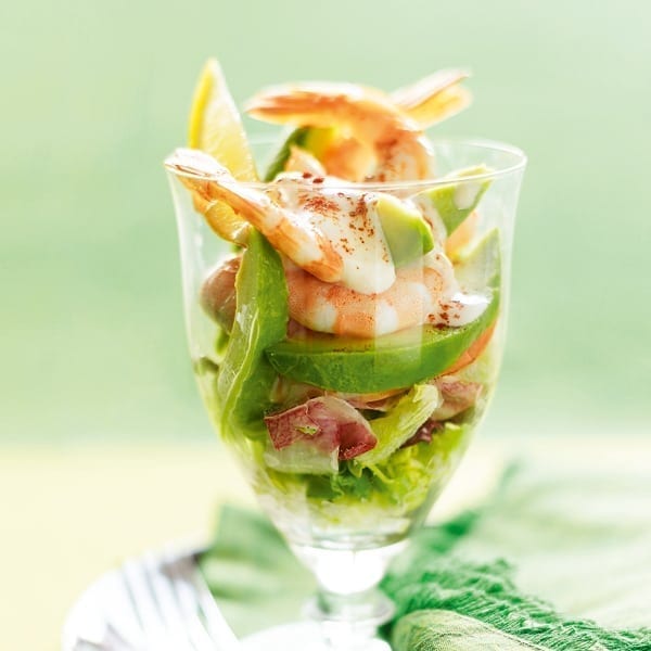 Prawn and avocado cocktail