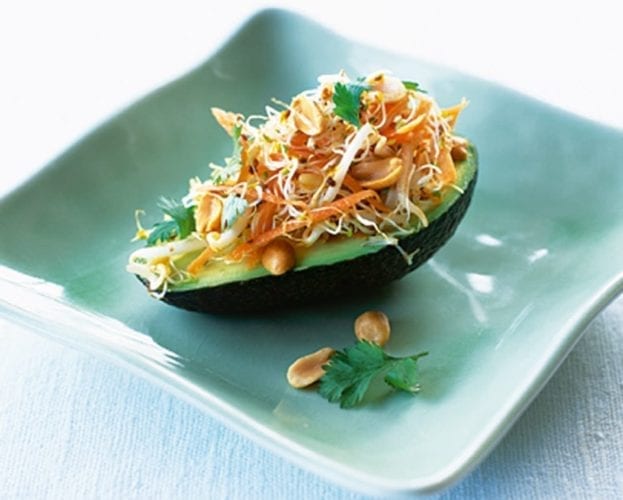 Avocado with alfalfa