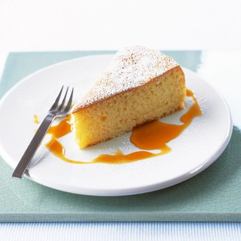 Olive oil sponge cake