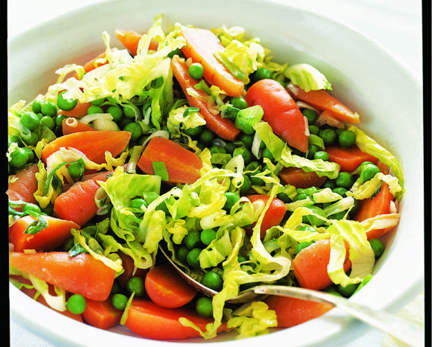 braised peas and carrots