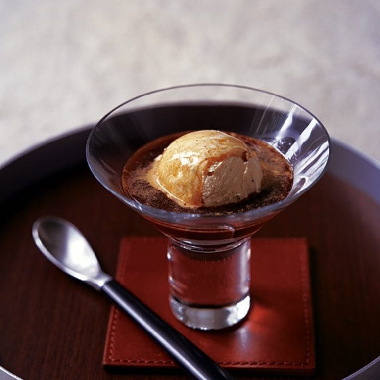 Classic Italian affogato