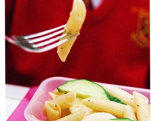 Pasta and cheese salad