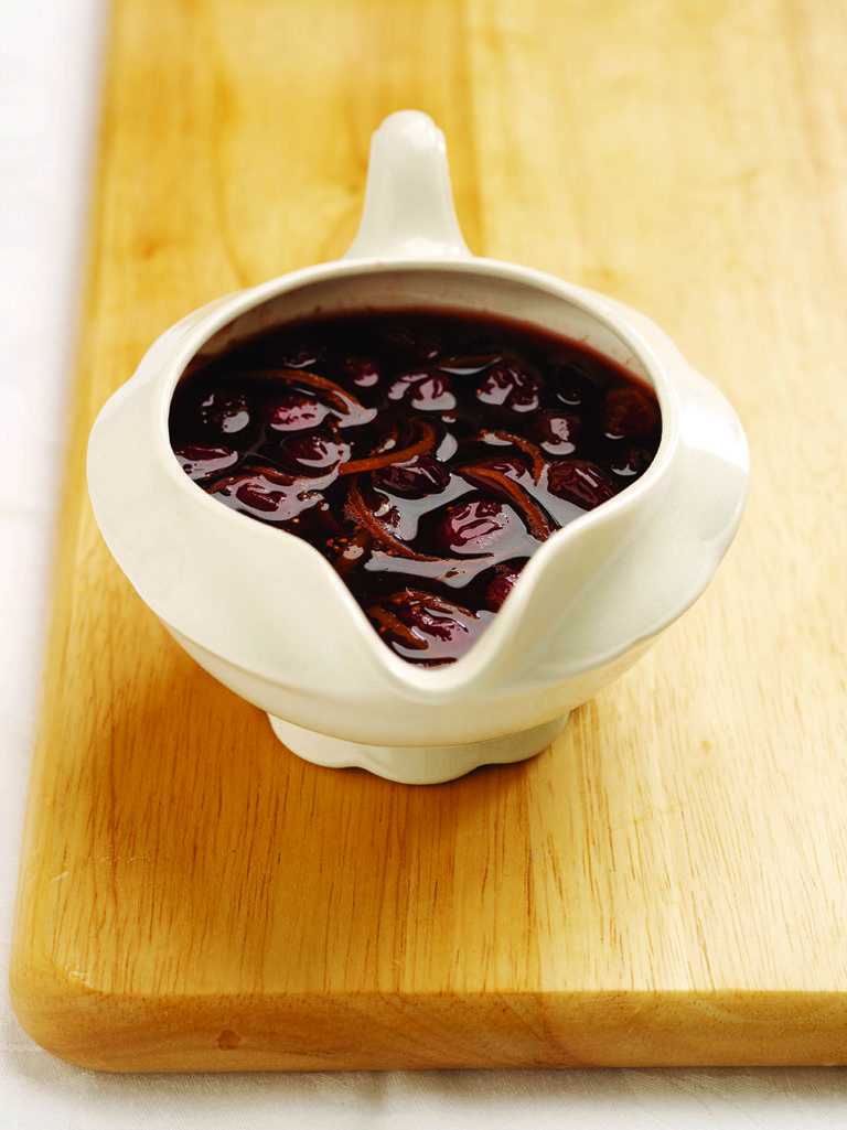 Cumberland sauce with cranberries