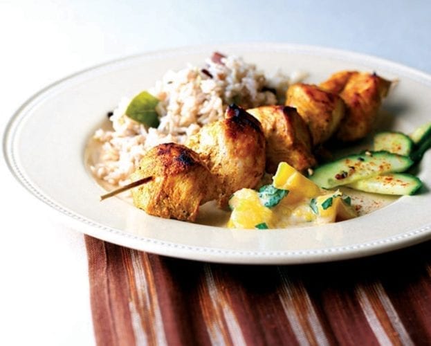 Chicken and mango coconut curry