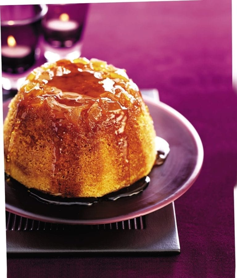 Ginger syrup steamed pudding recipe | delicious. magazine