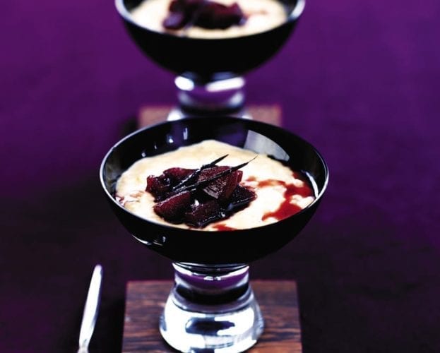 Vanilla and nutmeg baked rice pudding