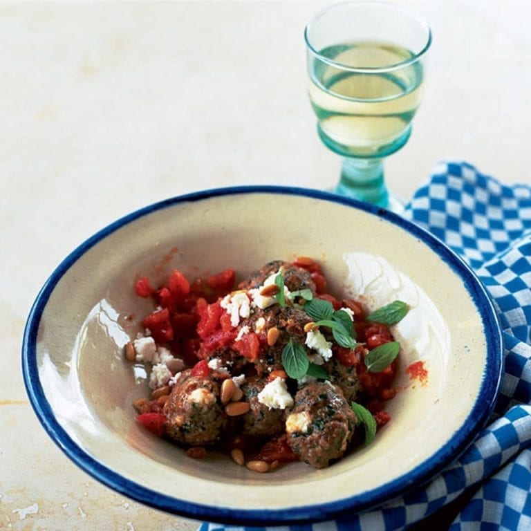 Lamb and feta meatballs