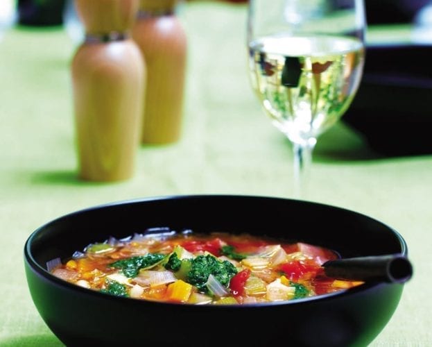 Minestrone with salsa verde - Angela Hartnett recipe