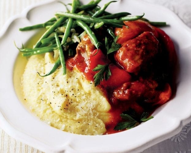 Braised Oriental lamb