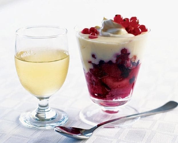 Summer pudding trifles