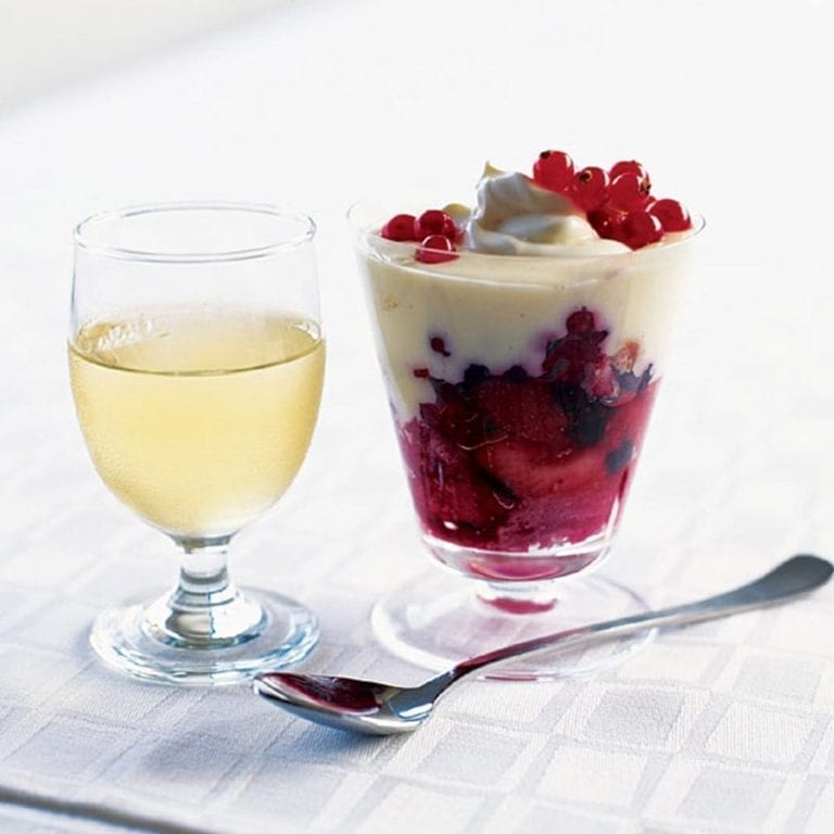 Summer pudding trifles