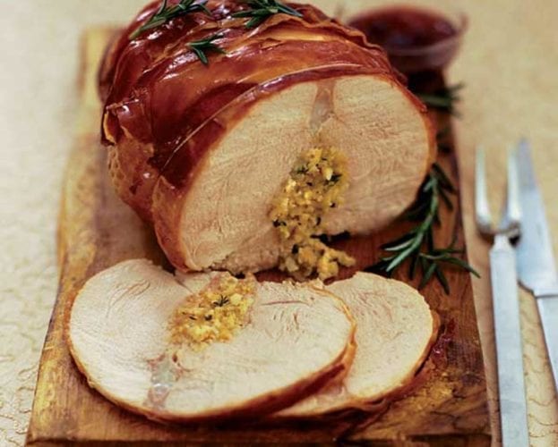Stuffed turkey legs