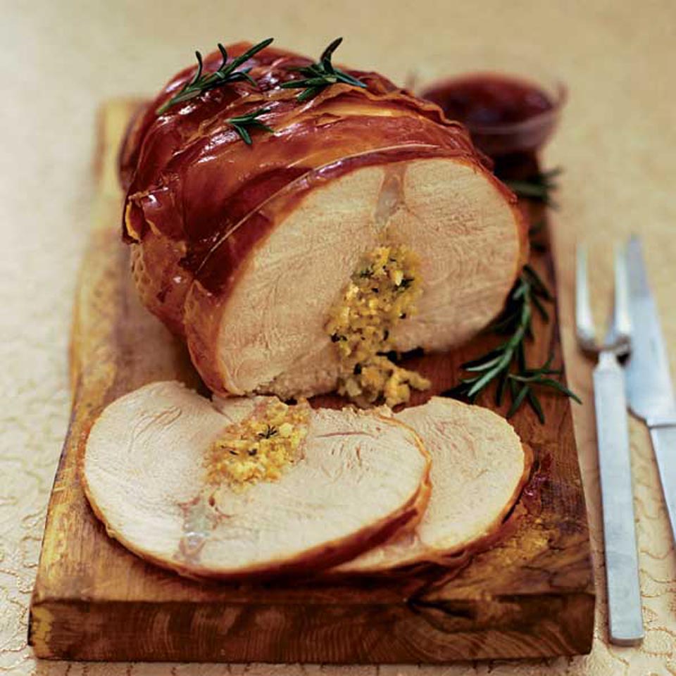 Turkey crown in prosciutto recipe | delicious. magazine
