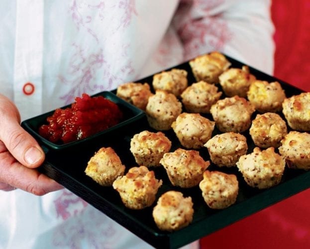 Ham and cheese muffins