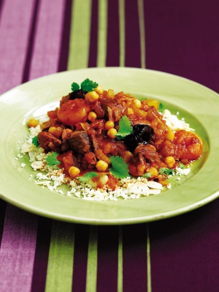 Moroccan lamb with chickpeas