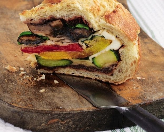 Stuffed picnic loaf