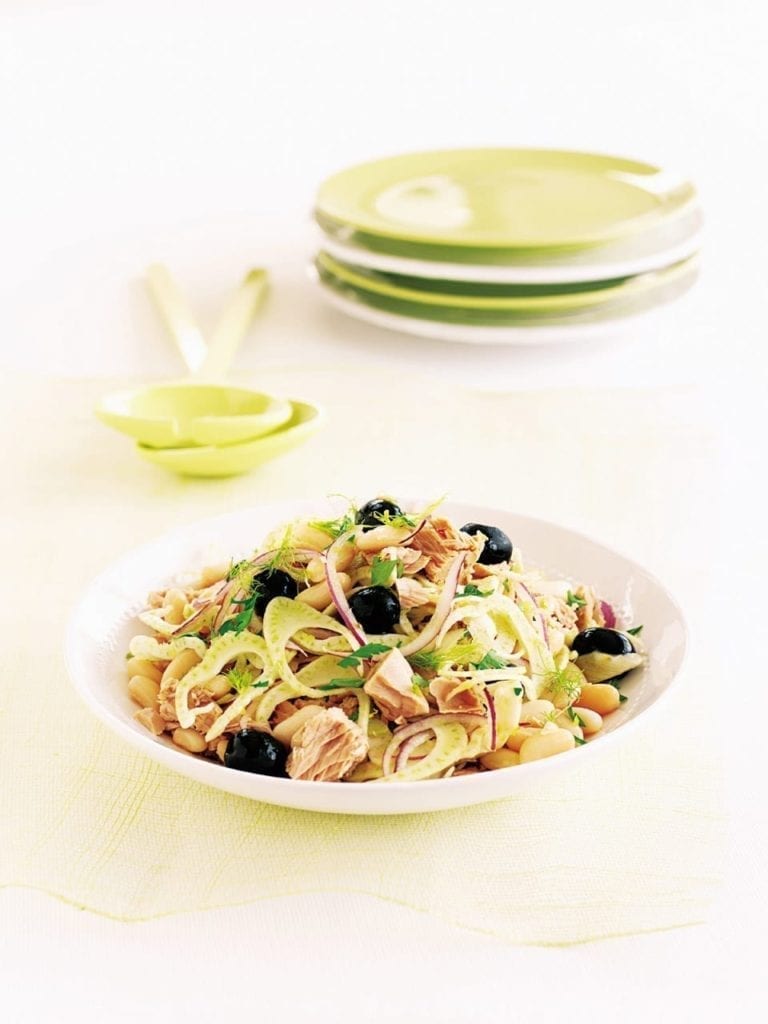 Tuna, fennel and white bean salad