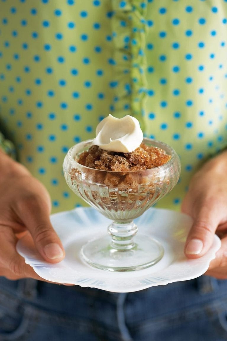 Espresso granita