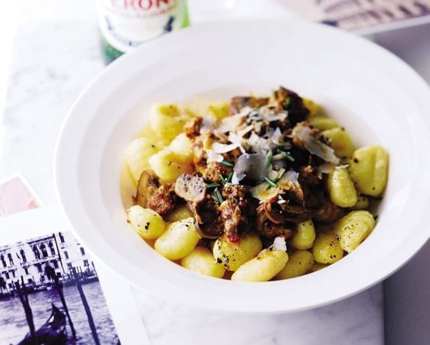 James Martin’s creamy sausage gnocchi