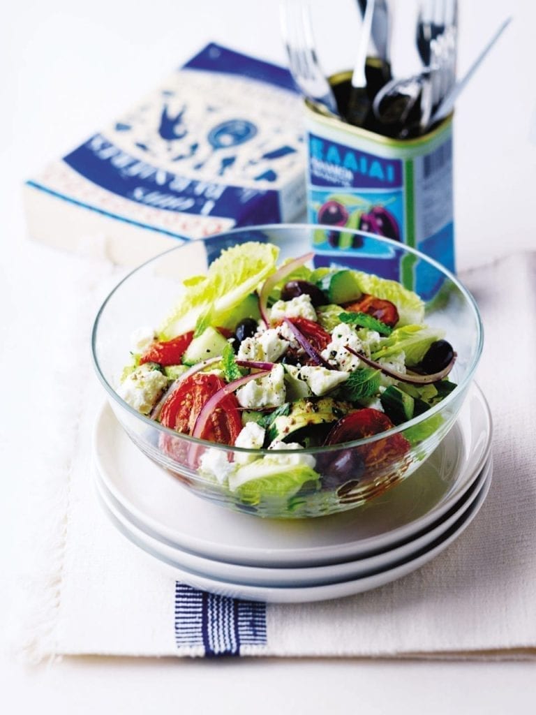 Feta and slow-roasted tomato salad