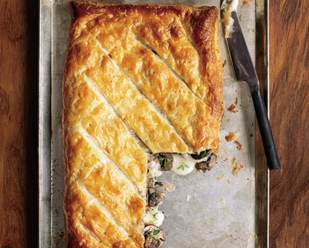 taleggio and mushroom melt