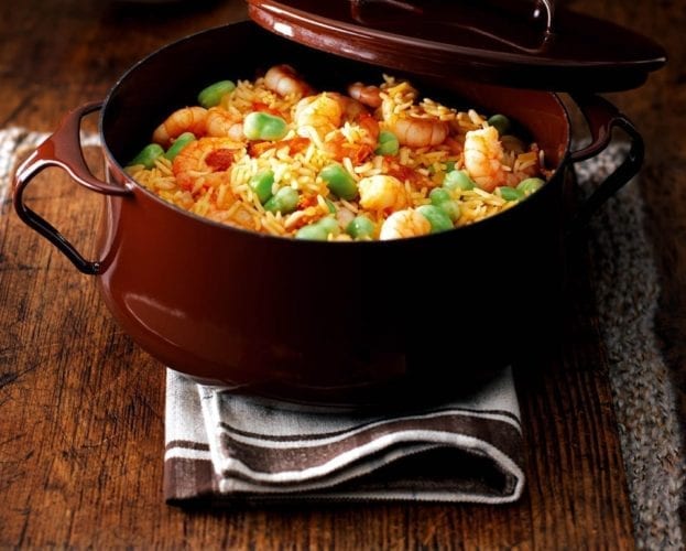 king prawn rice