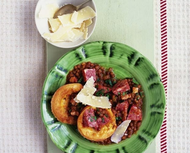 Sausage, mushroom and Breton cider stew