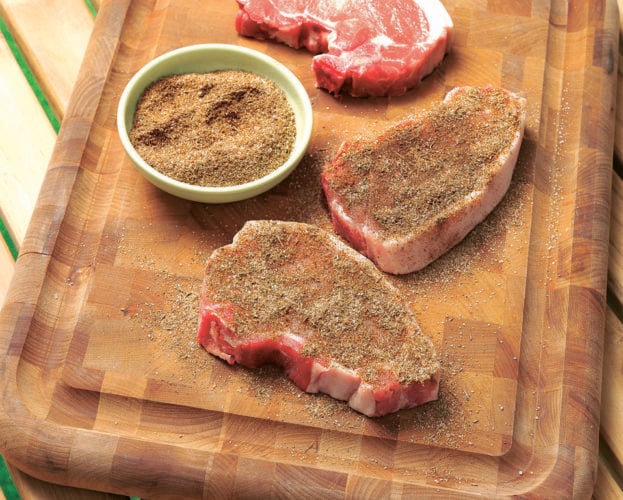 Lemon and herb rub