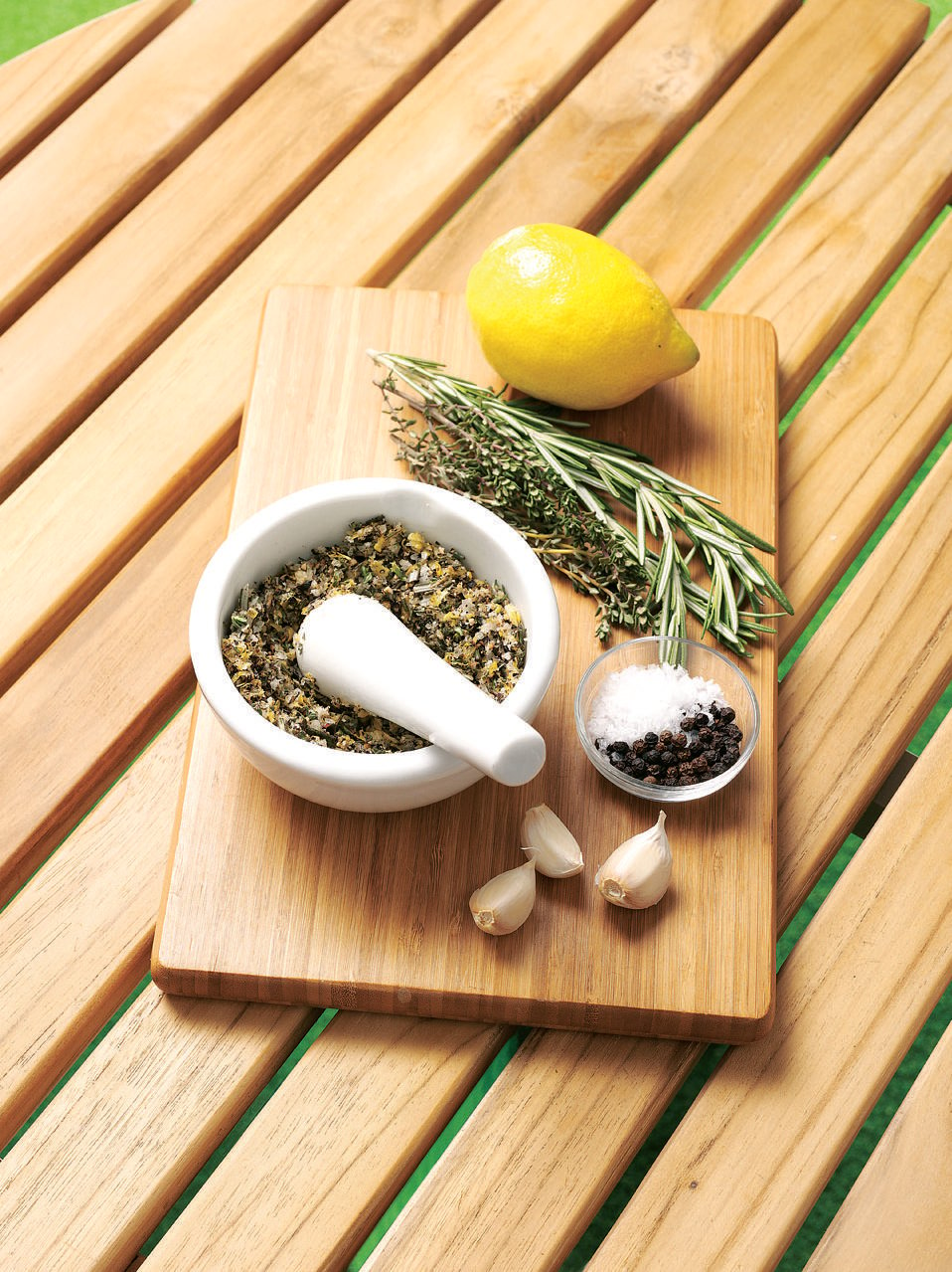 Lemon and herb rub recipe