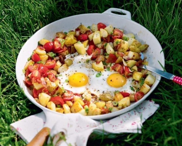 one pan hash potatoes