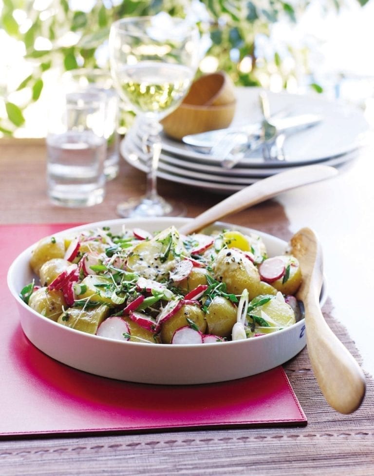 Potato and radish salad