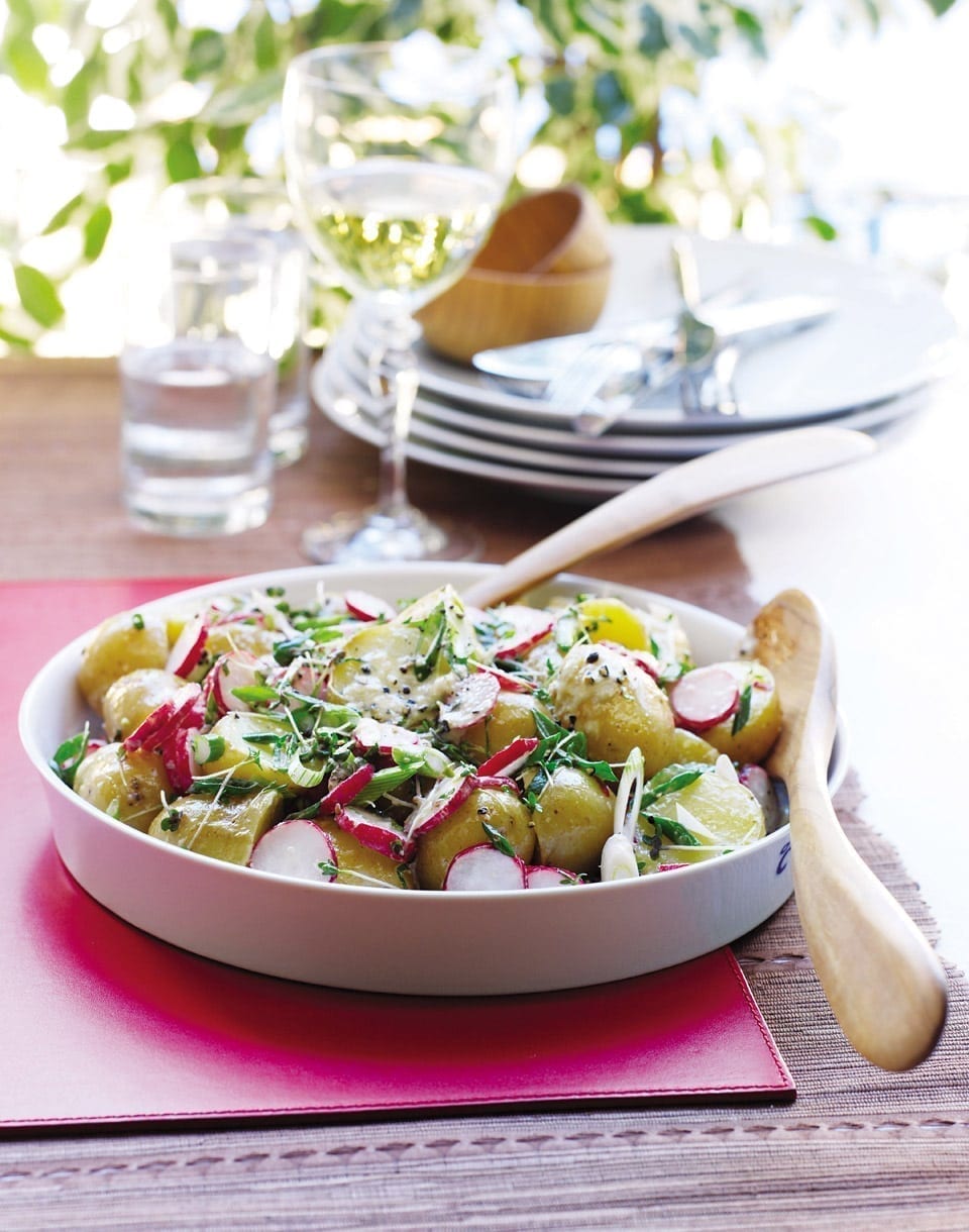 Potato and radish salad recipe | delicious. magazine