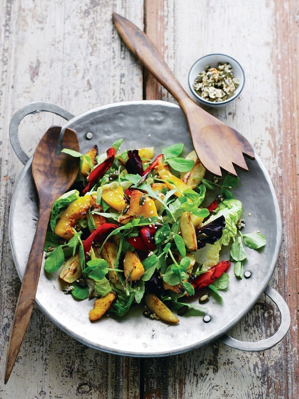 Roast vegetable salad recipe | delicious. magazine