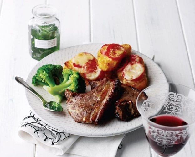 minted lamb chops