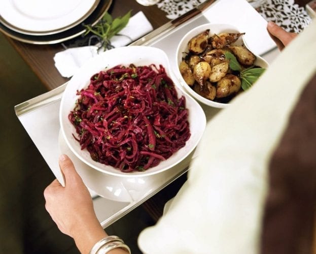 braised red cabbage