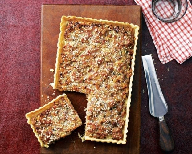 Beef, onion, rosemary and pine nut parcels