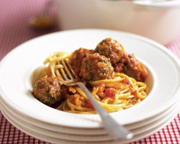 Spinach and Parmesan meatballs