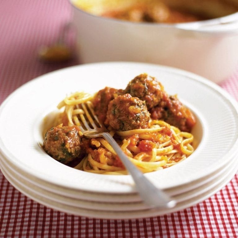 Spinach and Parmesan meatballs