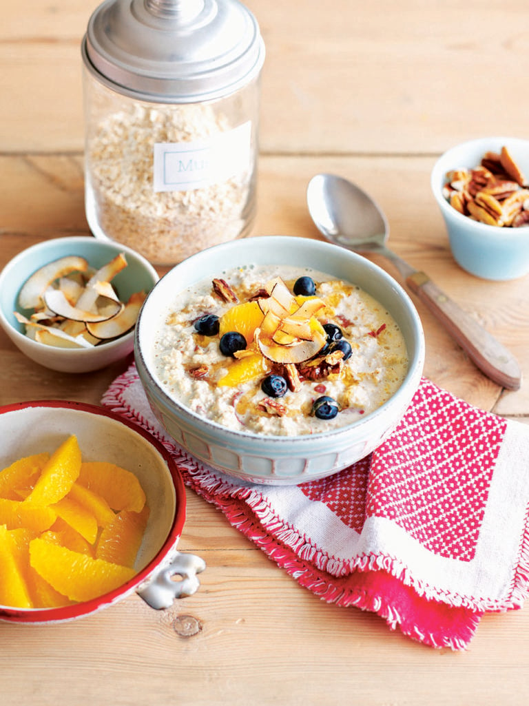 Apple and orange muesli