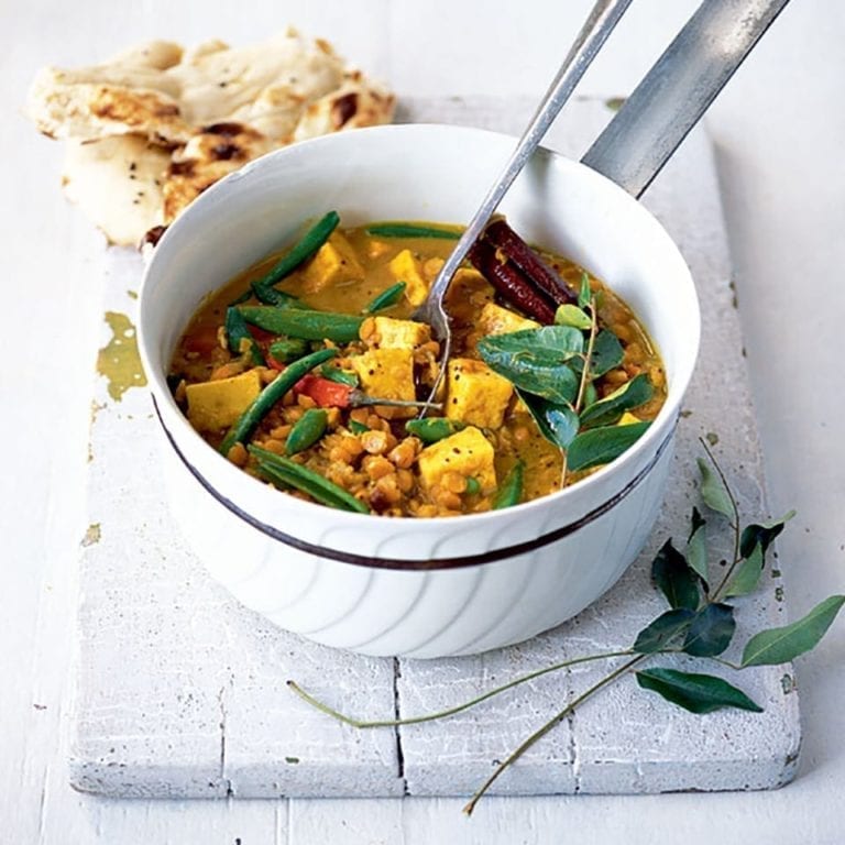 Split pea and vegetable curry