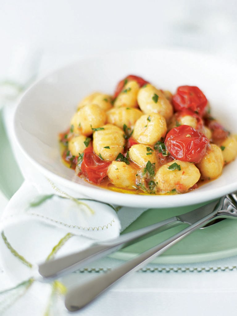 Gnocchi with sage and roasted tomato sauce