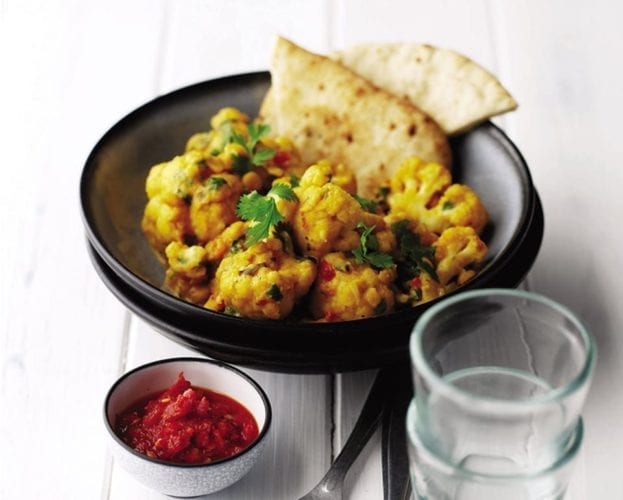 Cauliflower and coconut dhal