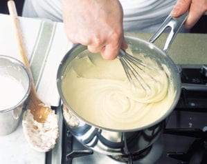 How to make white sauce