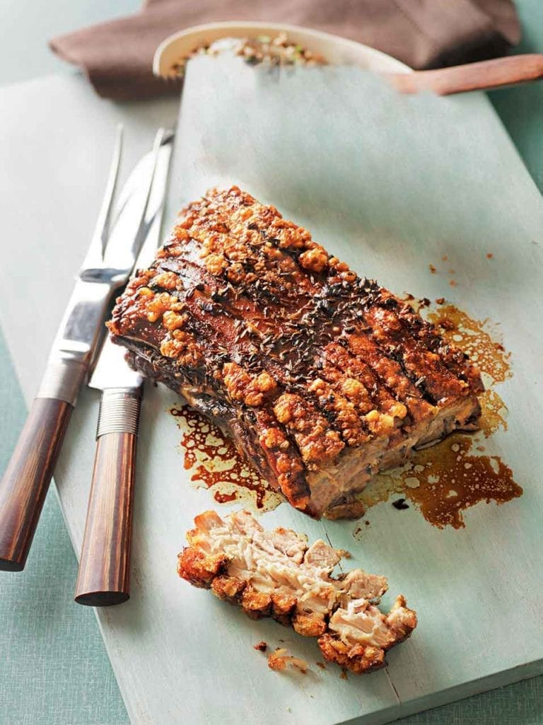 Crispy pork belly