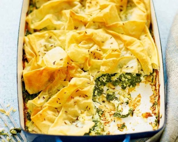 feta filo pie