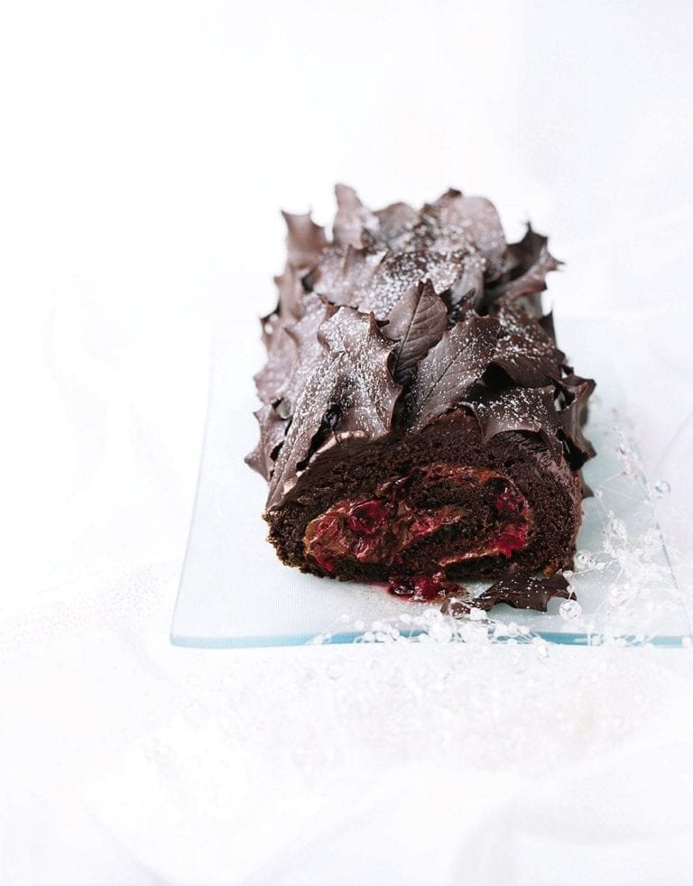 Chocolate roulade sales