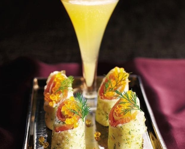 Salmon roulade