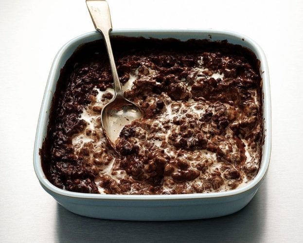 chocolate rice pudding