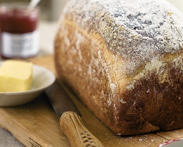 White bread loaf