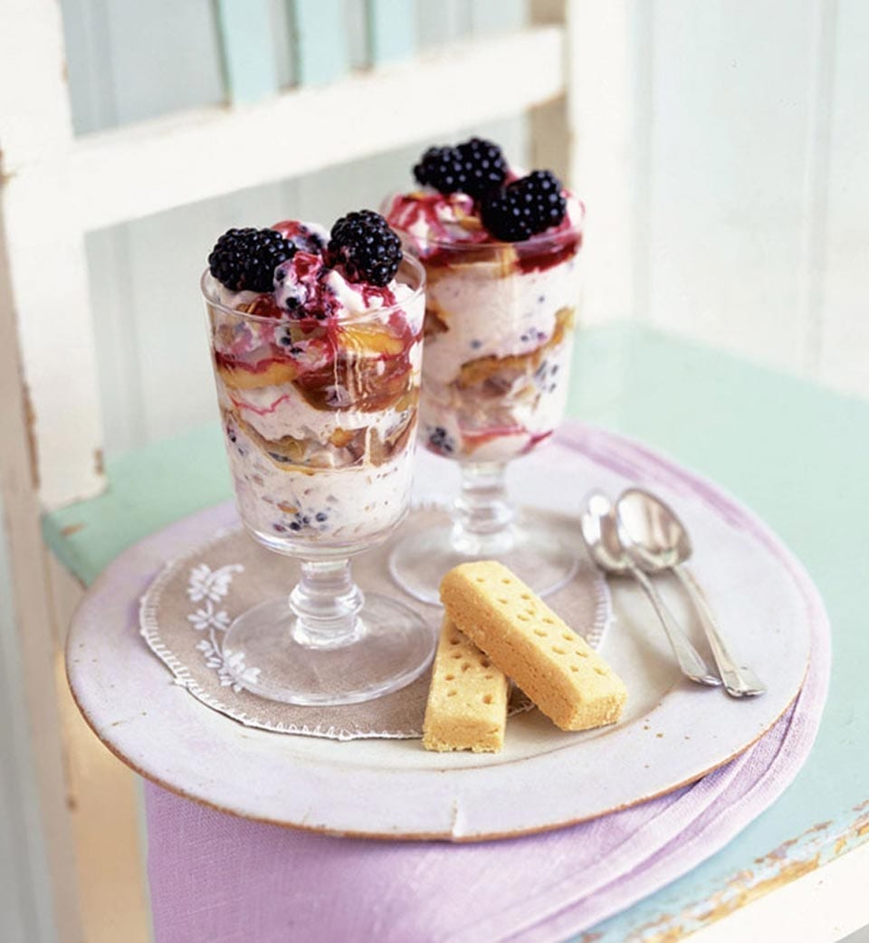 Blackberry And Apple Cranachan Recipe Delicious Magazine